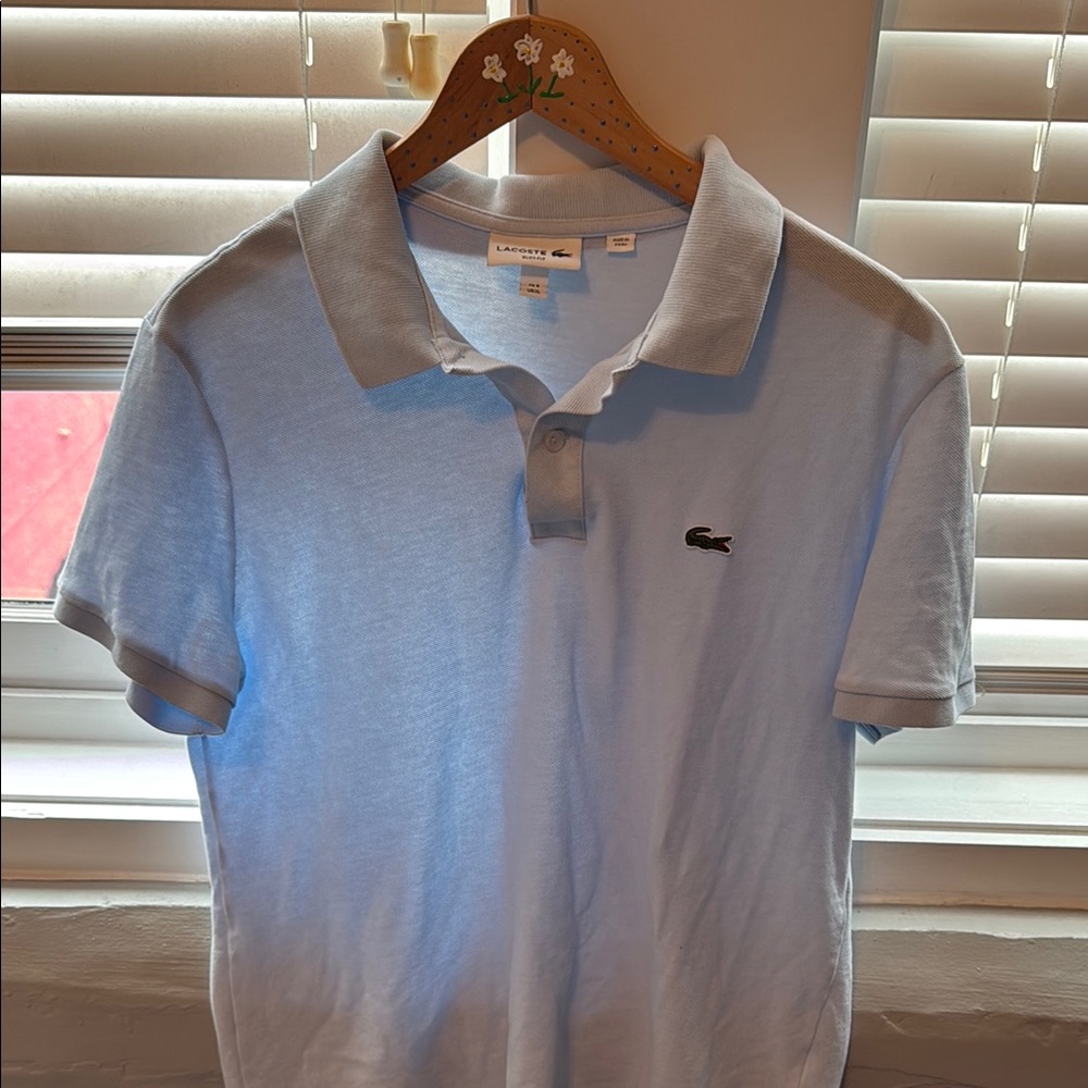 Lacoste Men's Light Blue Polo Shirt